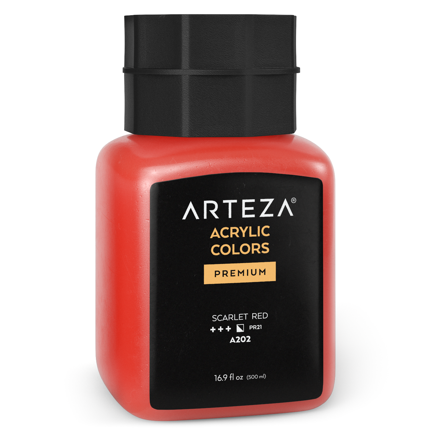 Scarlet Red Acrylic Paint 16oz