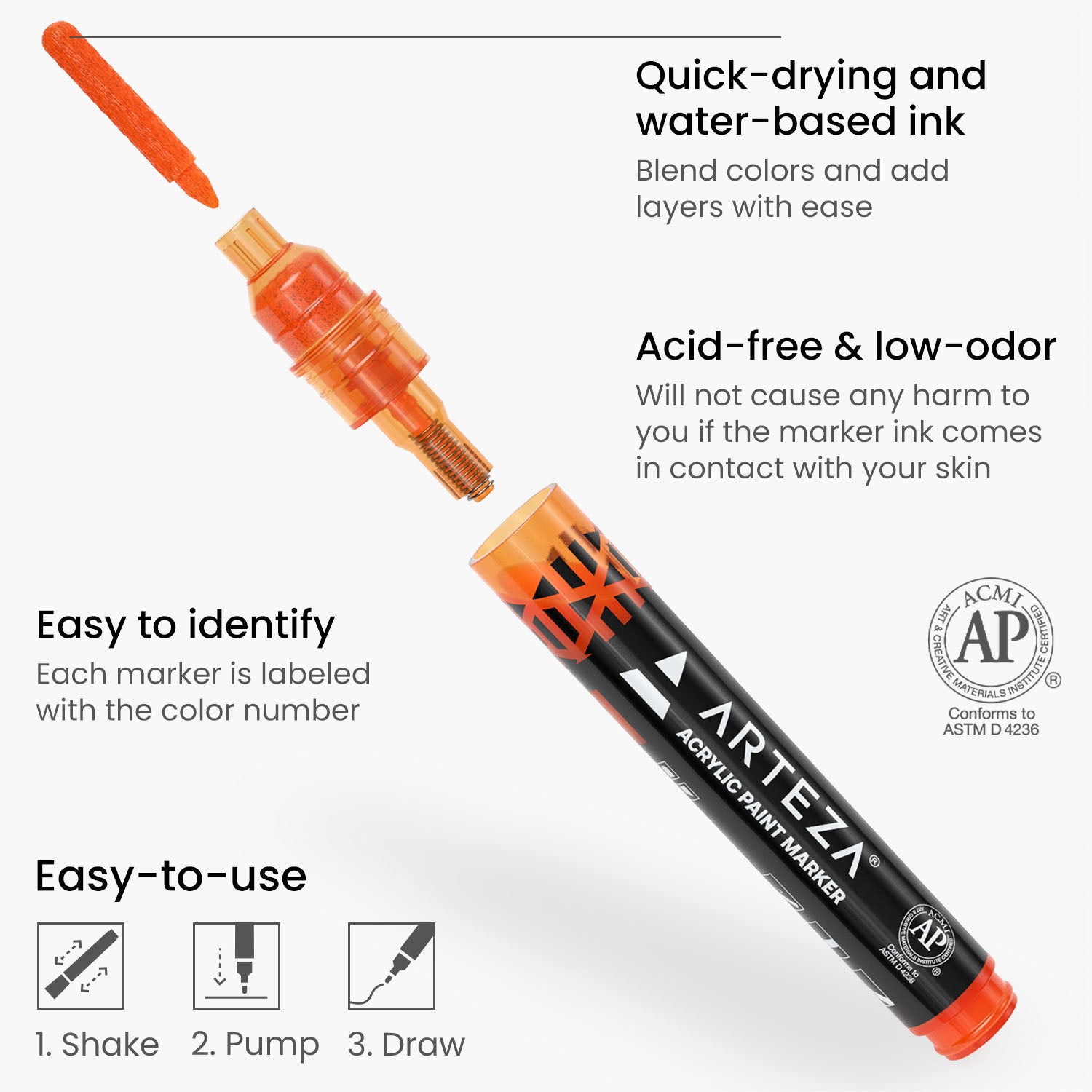 Type of Arteza Acrylic Markers