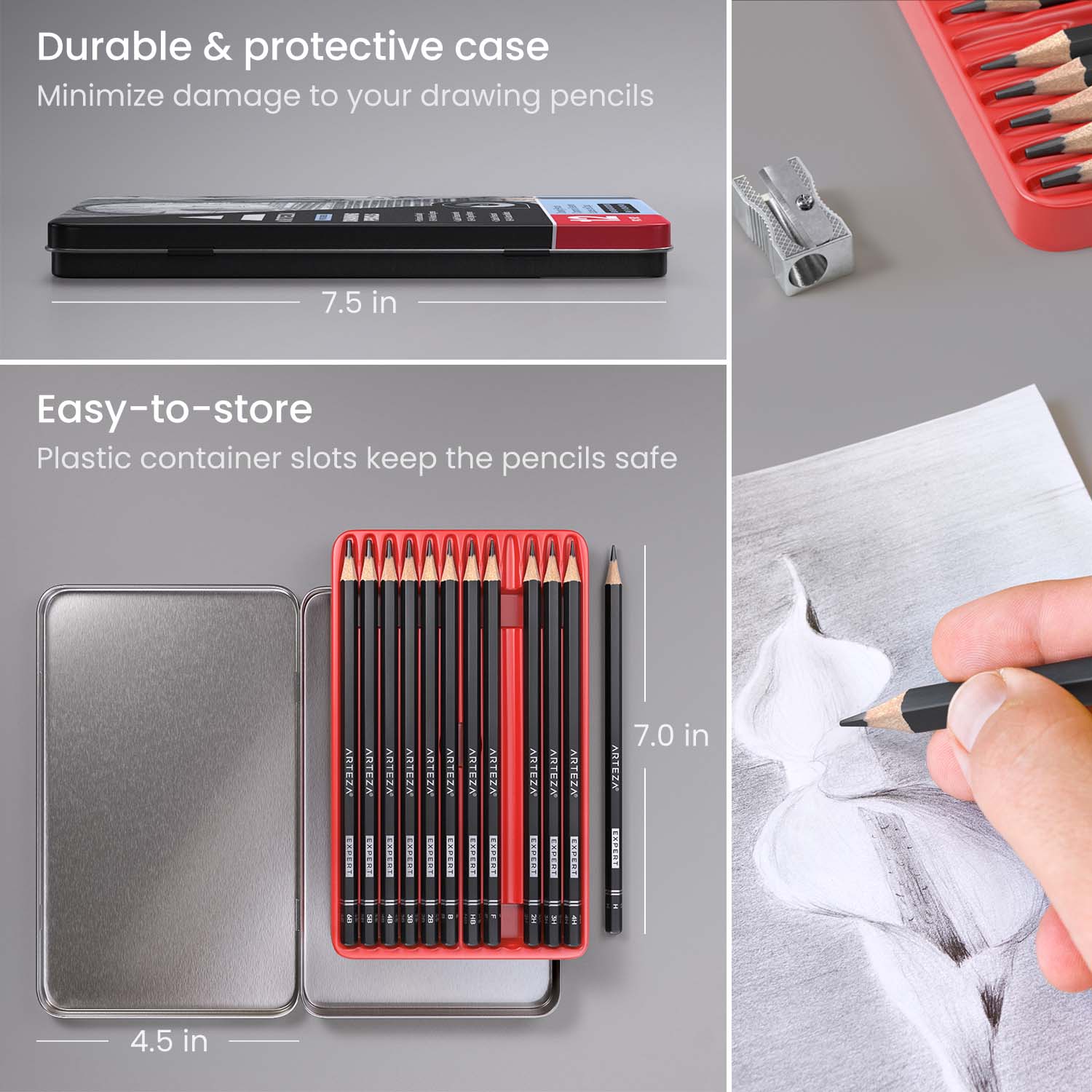 High Hardness Durable Stationery Pencil Drawer Storage Box Acrylic