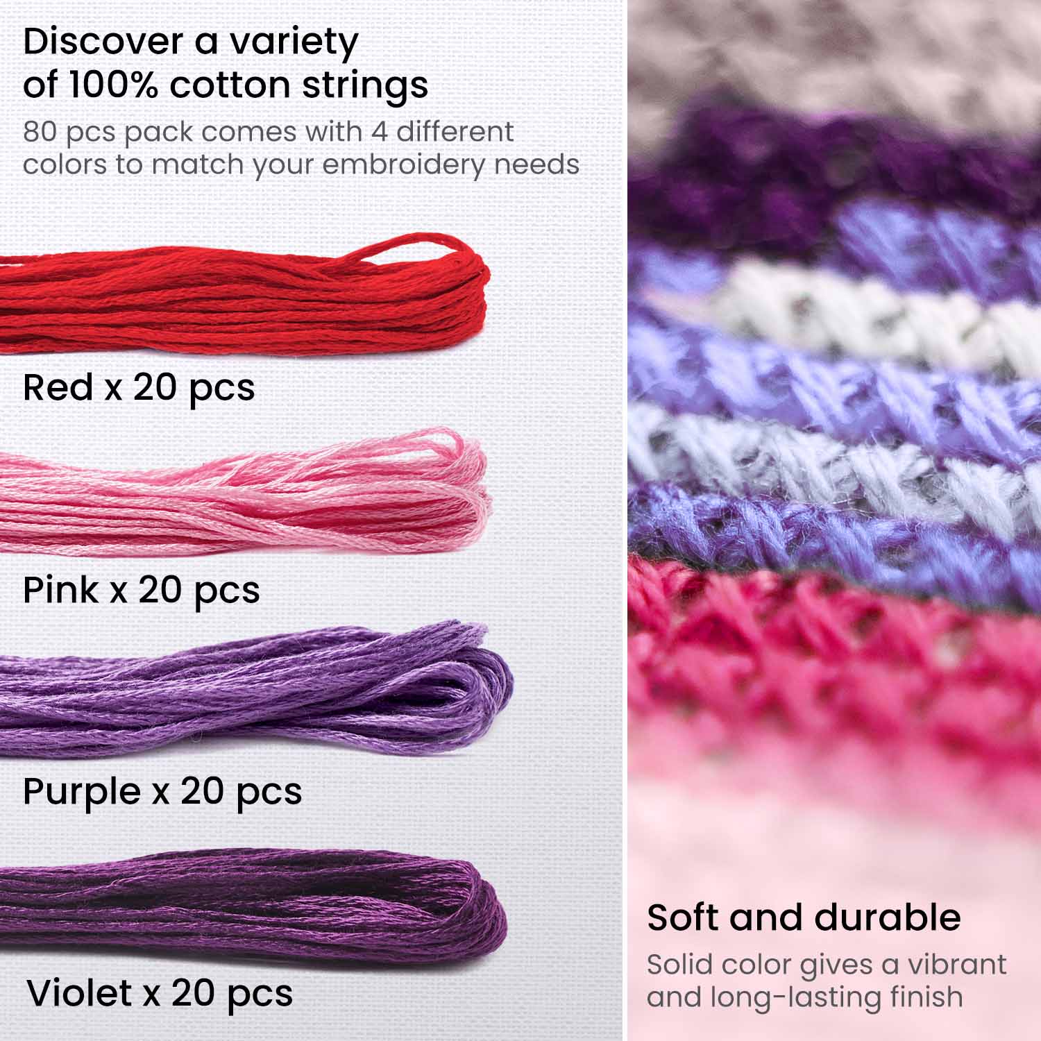 Embroidery Thread Cross Stitch Thread 26/2*6, 8m/Skein - China Thread and  Embroidery Thread price