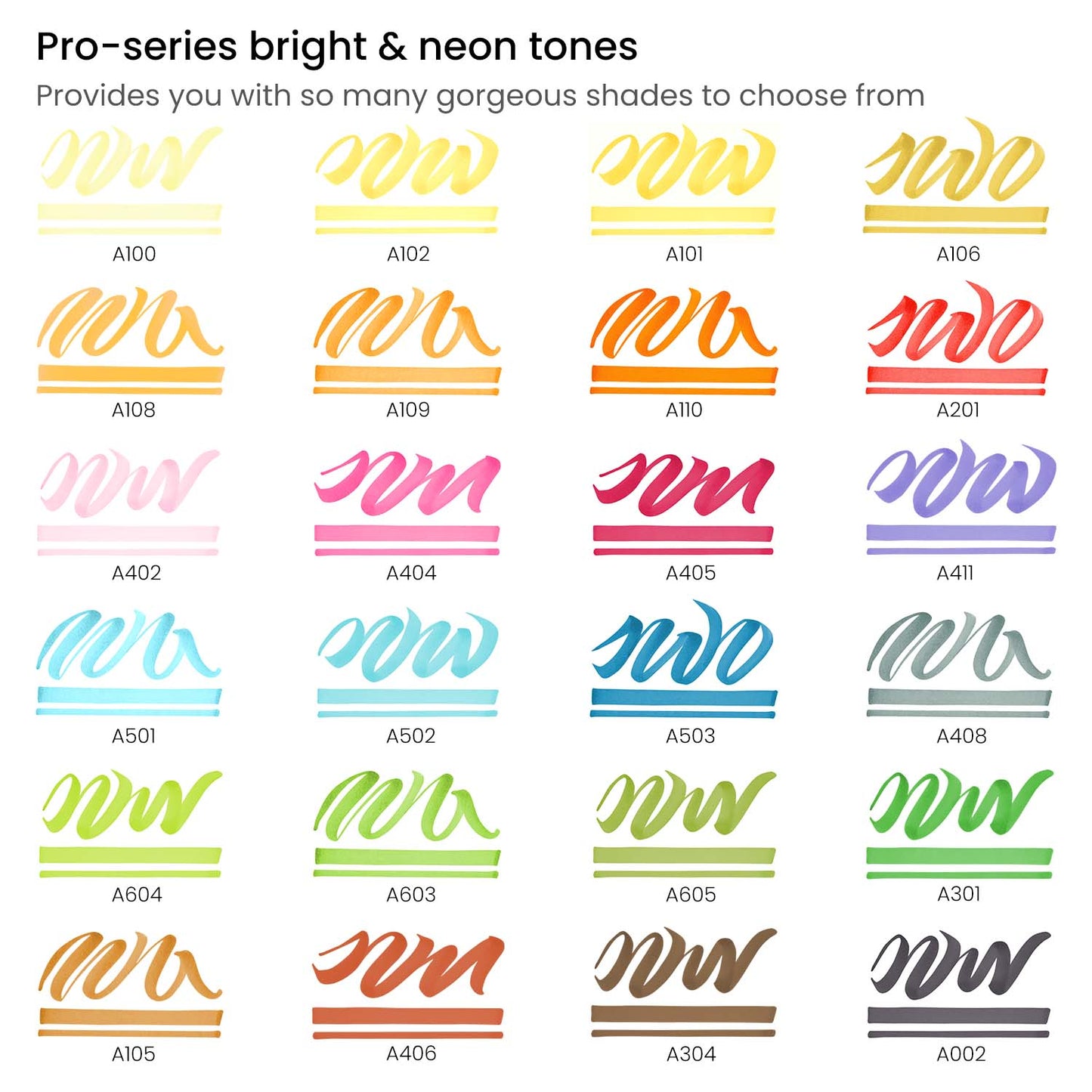EverBlend™ Ultra H2O Markers, Bright & Neon, Dual-Tip - Set of 24