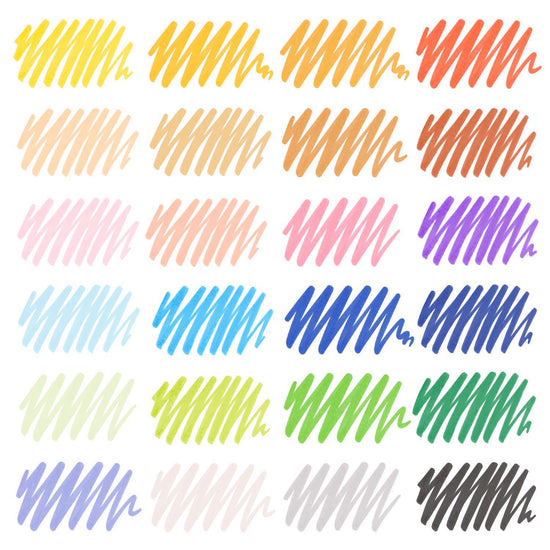 Felt Brush Pens, Basic Colors - Set of 24 – Arteza.com