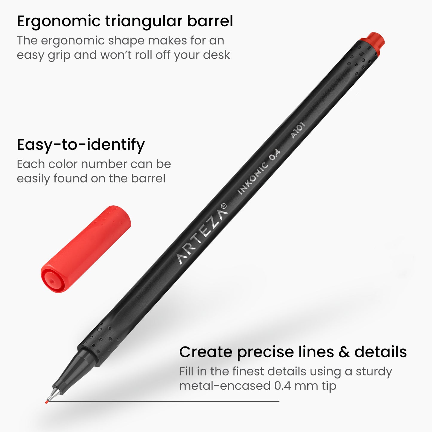 Inkonic™ Fineliner Pens - Set of 24