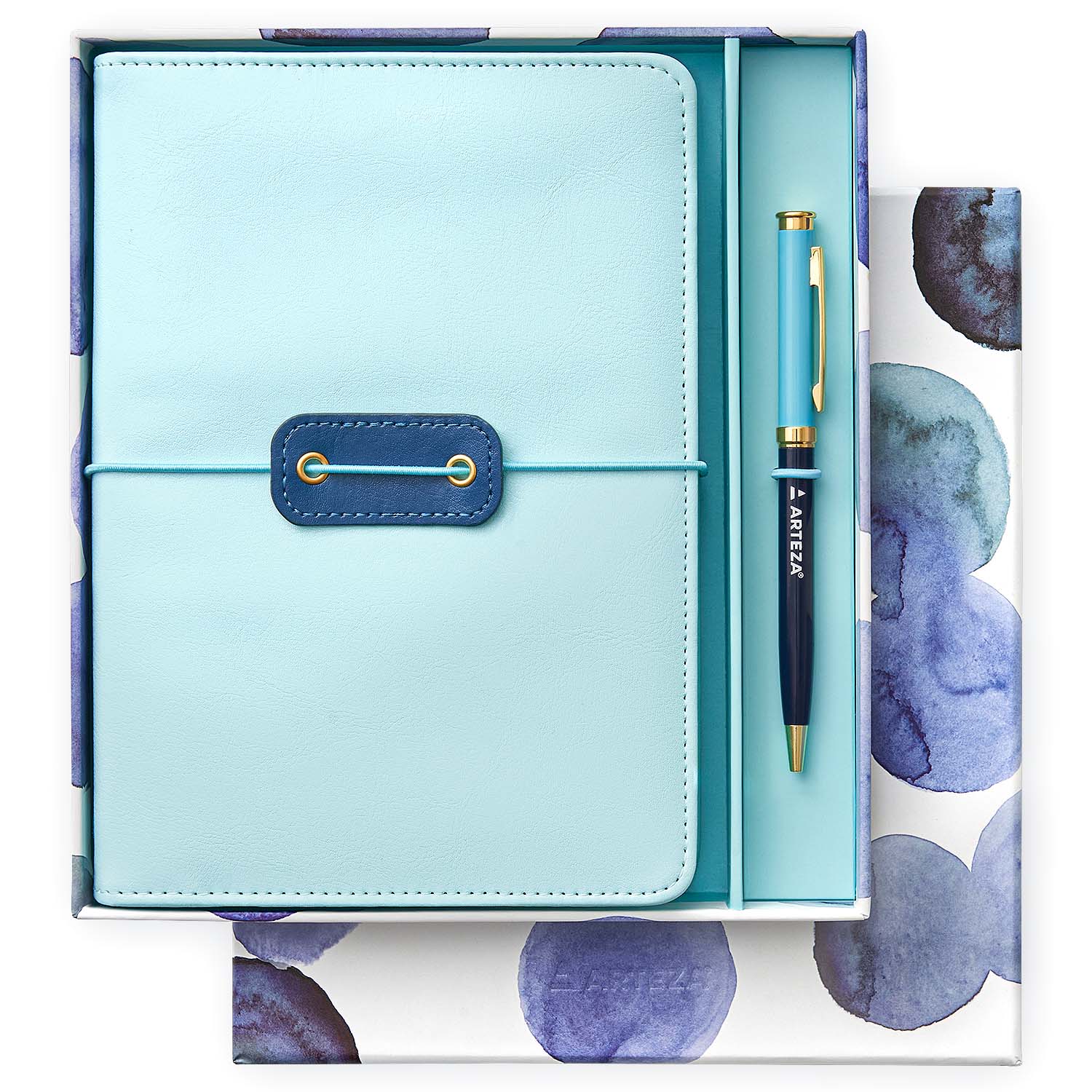 Blue Journals Gift Set Lined and Bullet Journals