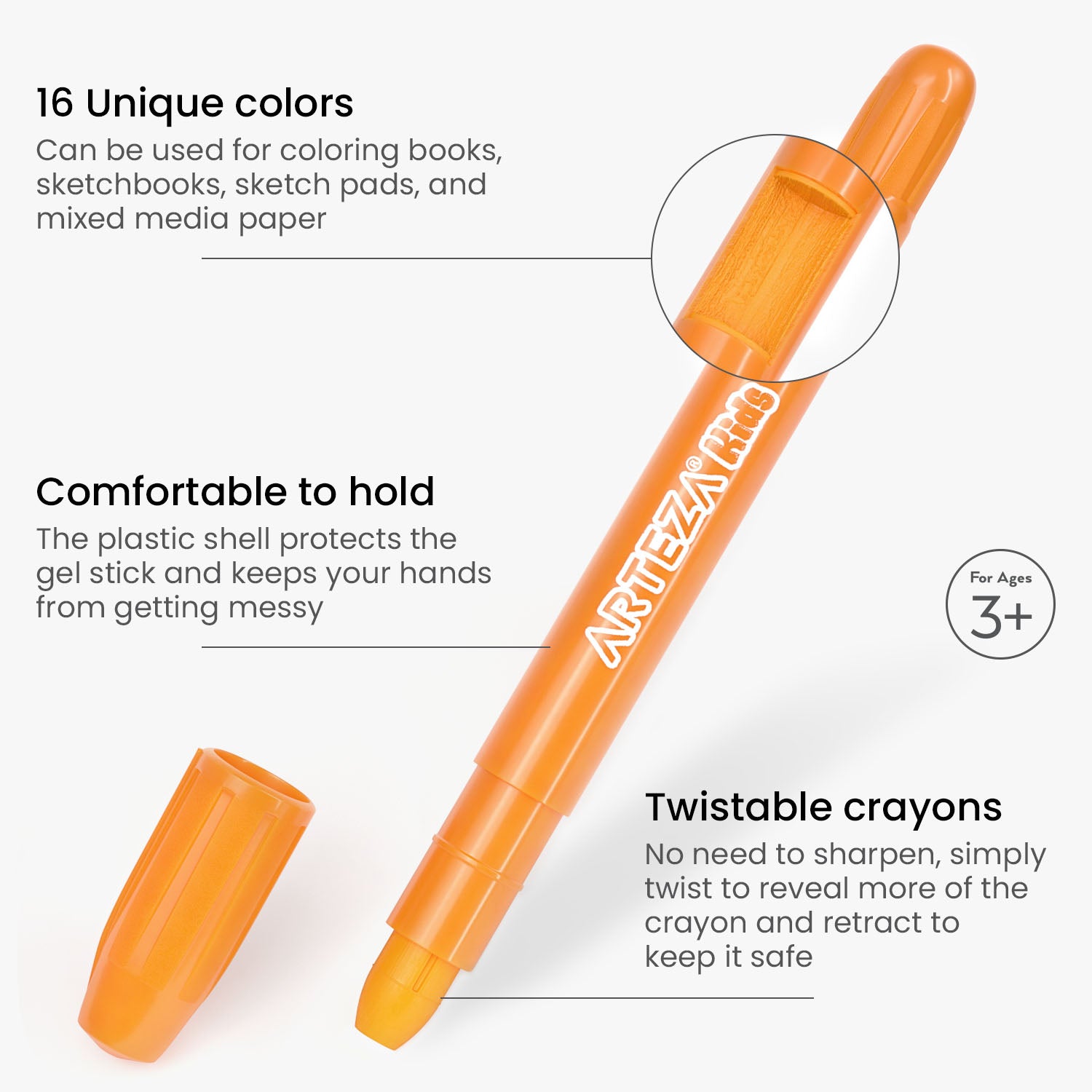 Info about the Twistable Gel Crayons
