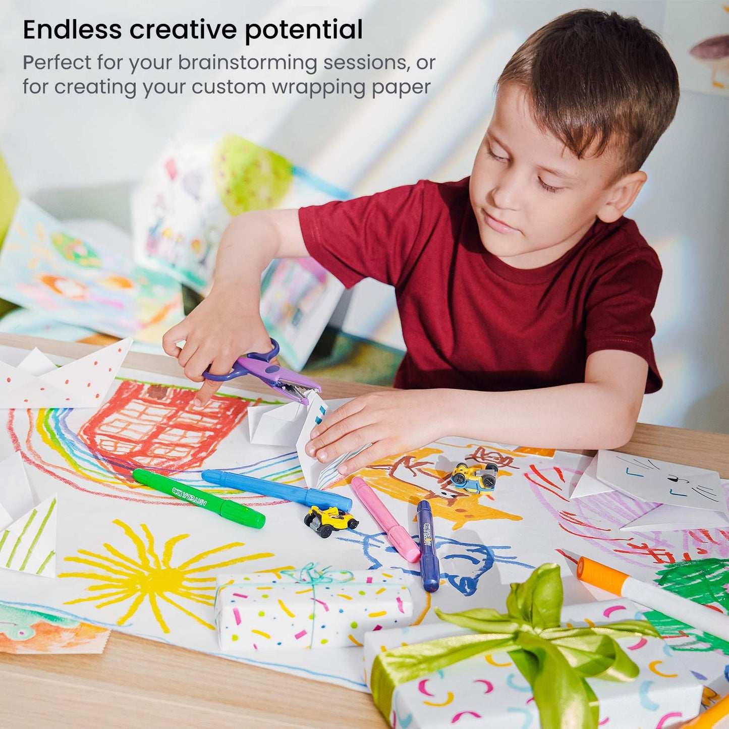 Endless Creations Kids Blank Paper Rolls