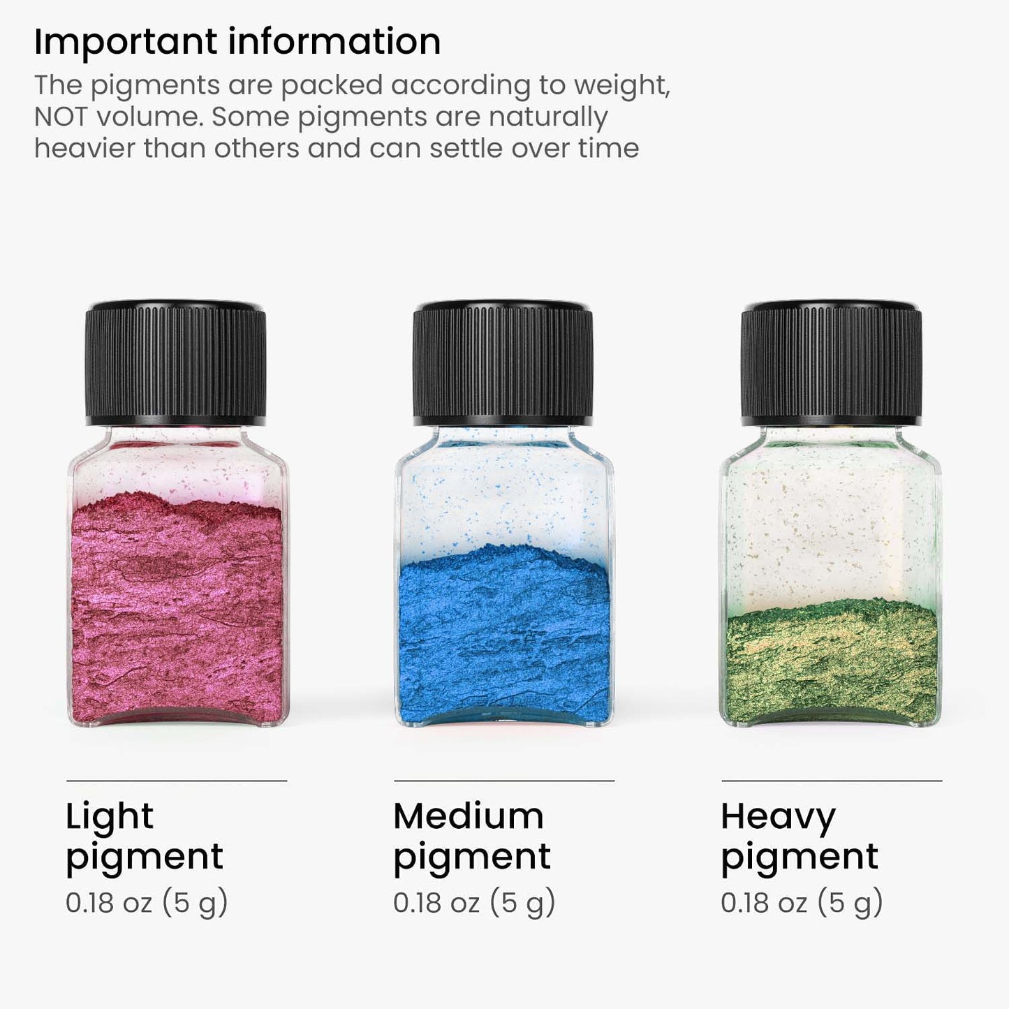 PTownSubbie Standard Mica Powders - Single Colors - net 1 ounce (28 grams)  each