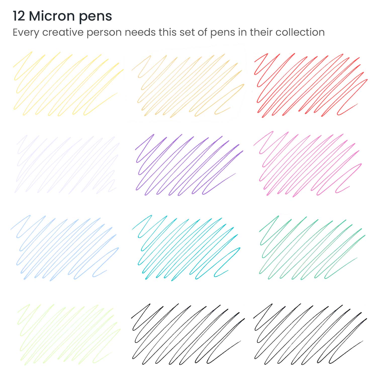 Liquid Micro Line Pens, Black Japanese Ink, Assorted Nibs - Set of 9 –