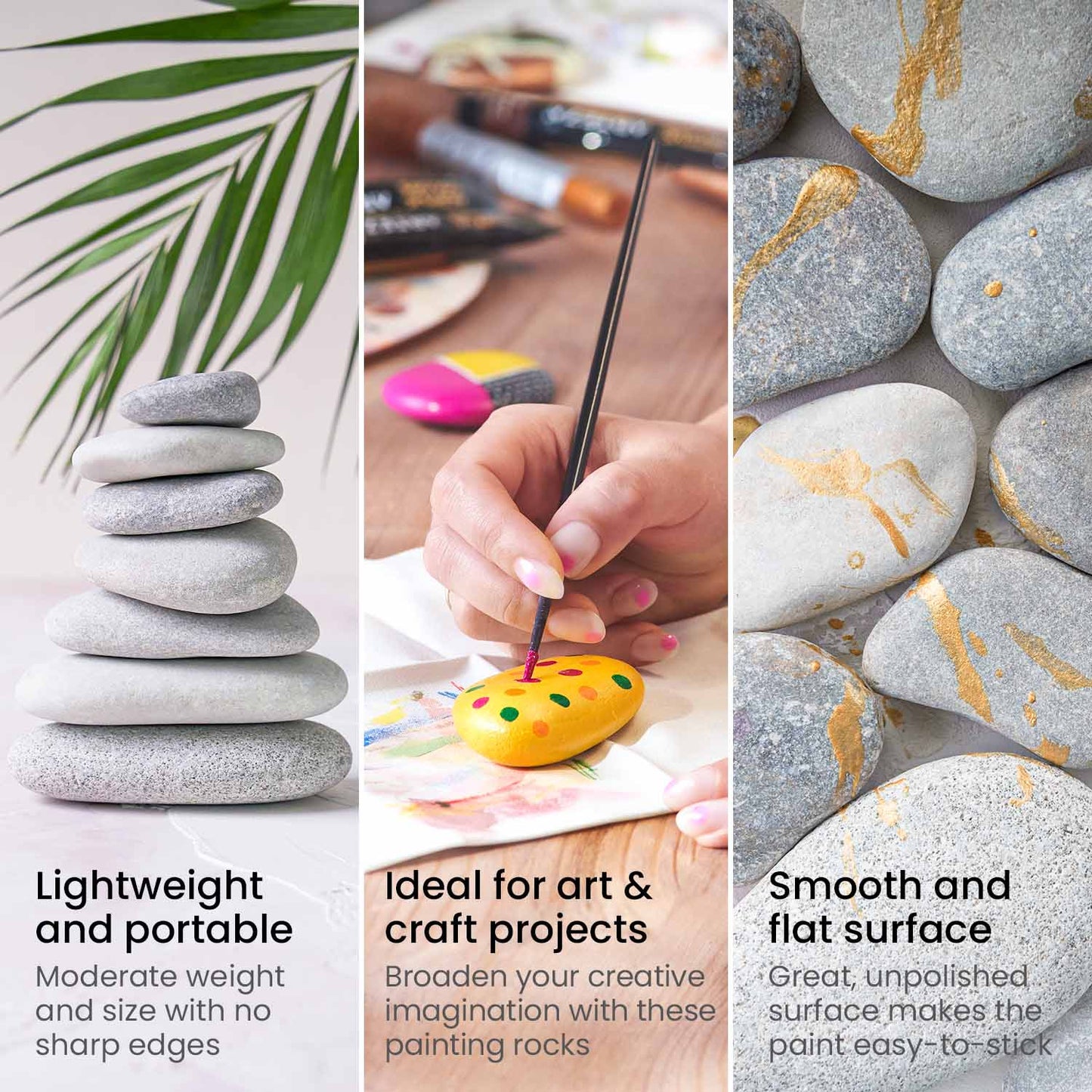 Set of 24 Painting Rocks from Arteza