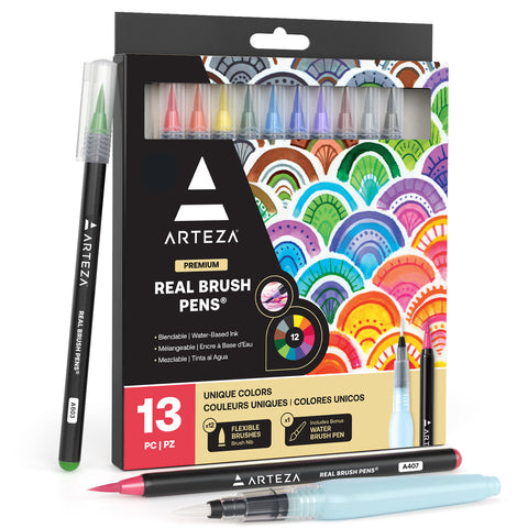 7 Best Videos Showing How to Use Arteza Real Brush Pens –