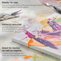 Premium Stretched Canvas, 11" x 14" - Pack of 8