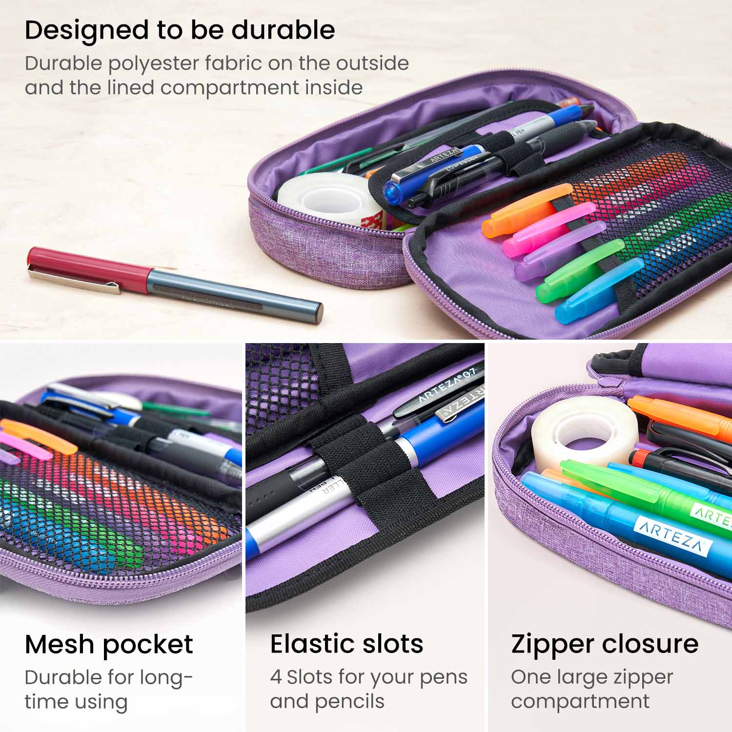 About the Purple Purple Pencil Case
