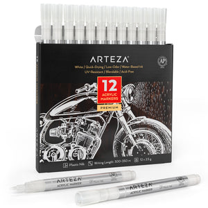  ARTEZA Acrylic Paint Markers, Set of 20 Acrylic Paint