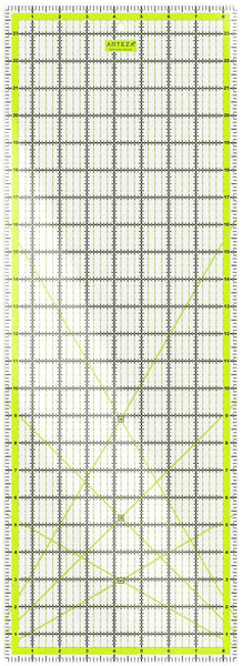 Arteza ARTZ-8126 ARTEZA Quilting Ruler, Laser Cut Acrylic Quilters' Ruler  with Patented Double Colored Grid Lines for Easy Precision Cutting