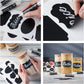 Crafting with White Chalk Markers and Stickers 