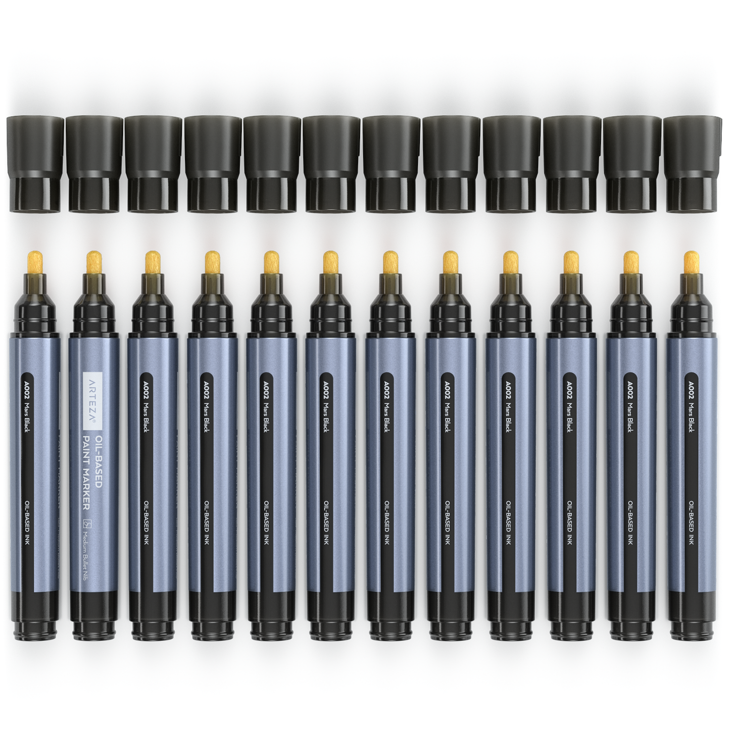 Arteza Black Oil Based Paint Markers