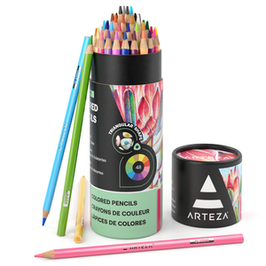 Colored Pencils, Triangle Shaped - Set of 48