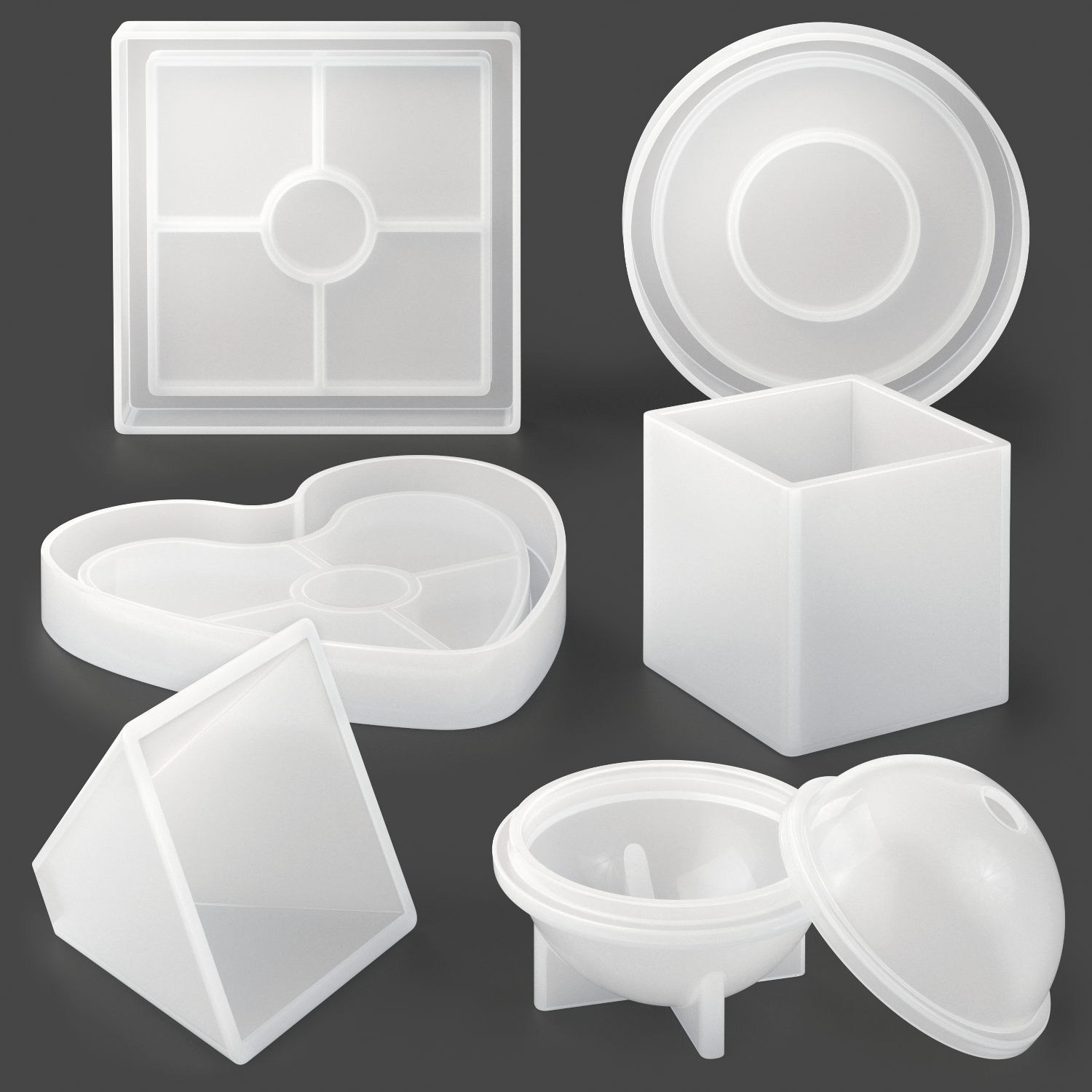 High Transparent Storage Box Resin Silicone Mold – IntoResin