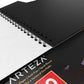 Black Paper Sketch Pad, 11" x 14", 30 Sheets - Pack of 2