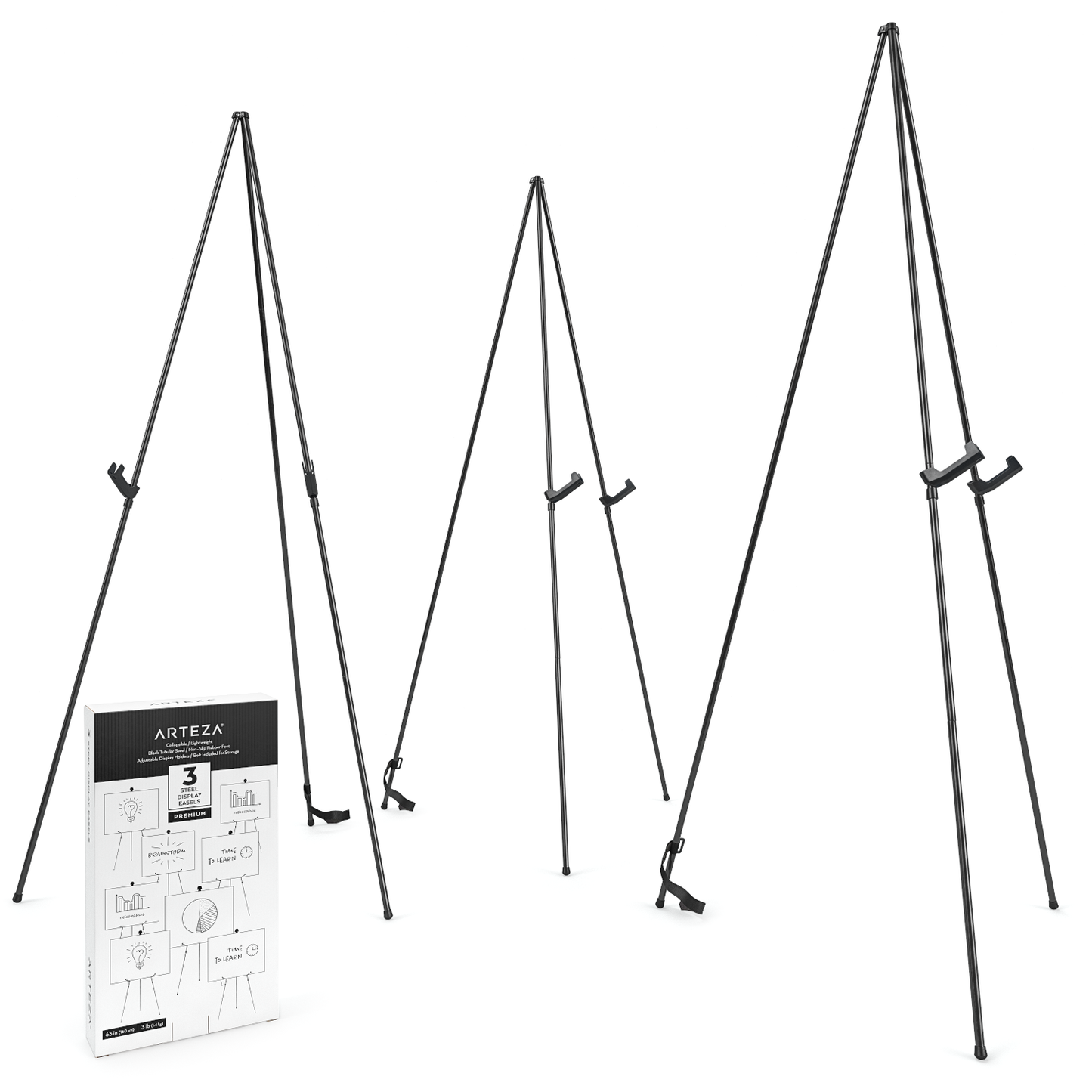  Acrux7 2 Pack Easel Stand for Display, 63 Inch