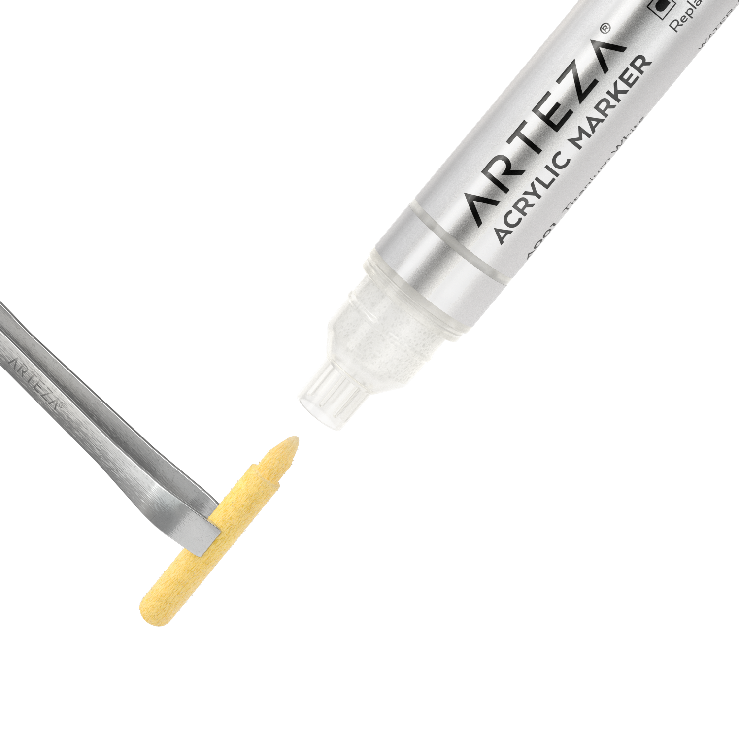 Bullet Marker Replacement Tips with Tweezers