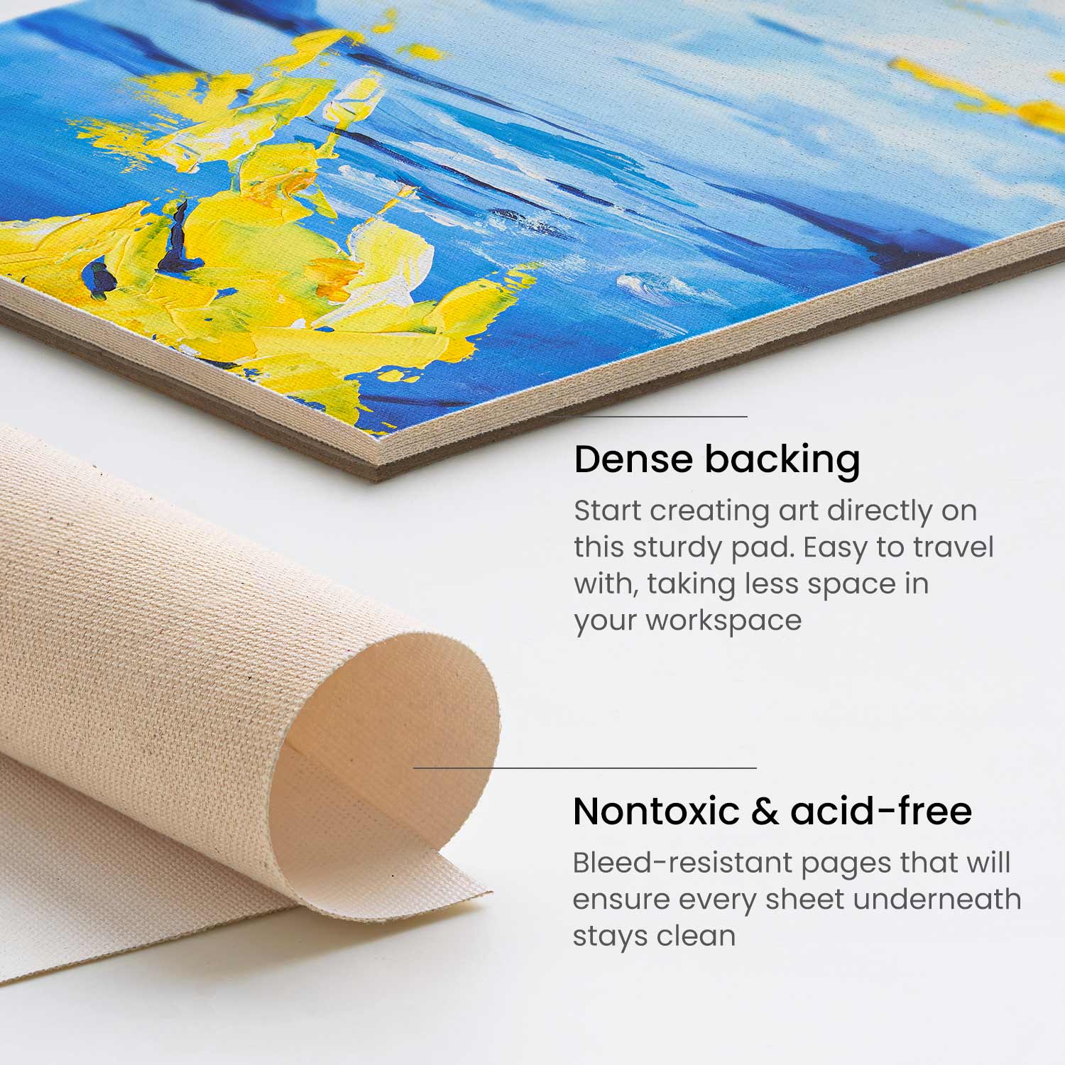 How Sturdy the 2 Pack of Arteza Canvas Pad