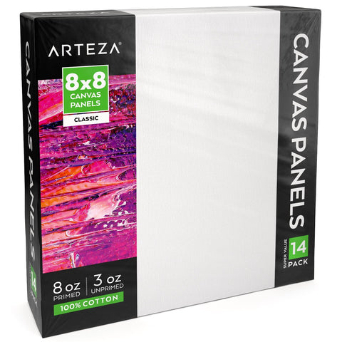 8 Packs: 5 ct. (40 total) 8 x 10 Canvas Panel Value Pack by