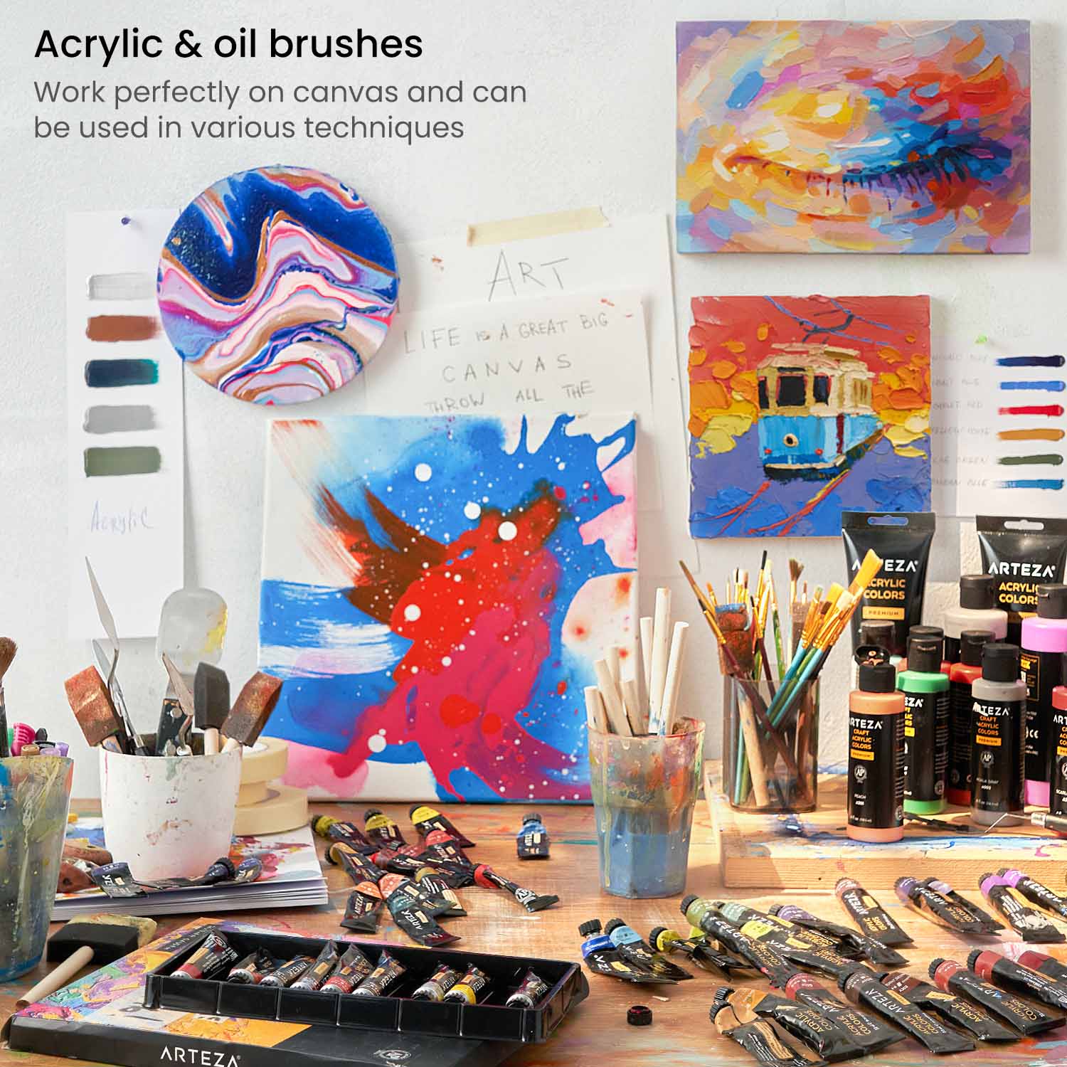 Art and Craft Brushes