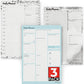 Daily Planner Pad, 6" x 9", 80 Sheets - 3 Pack