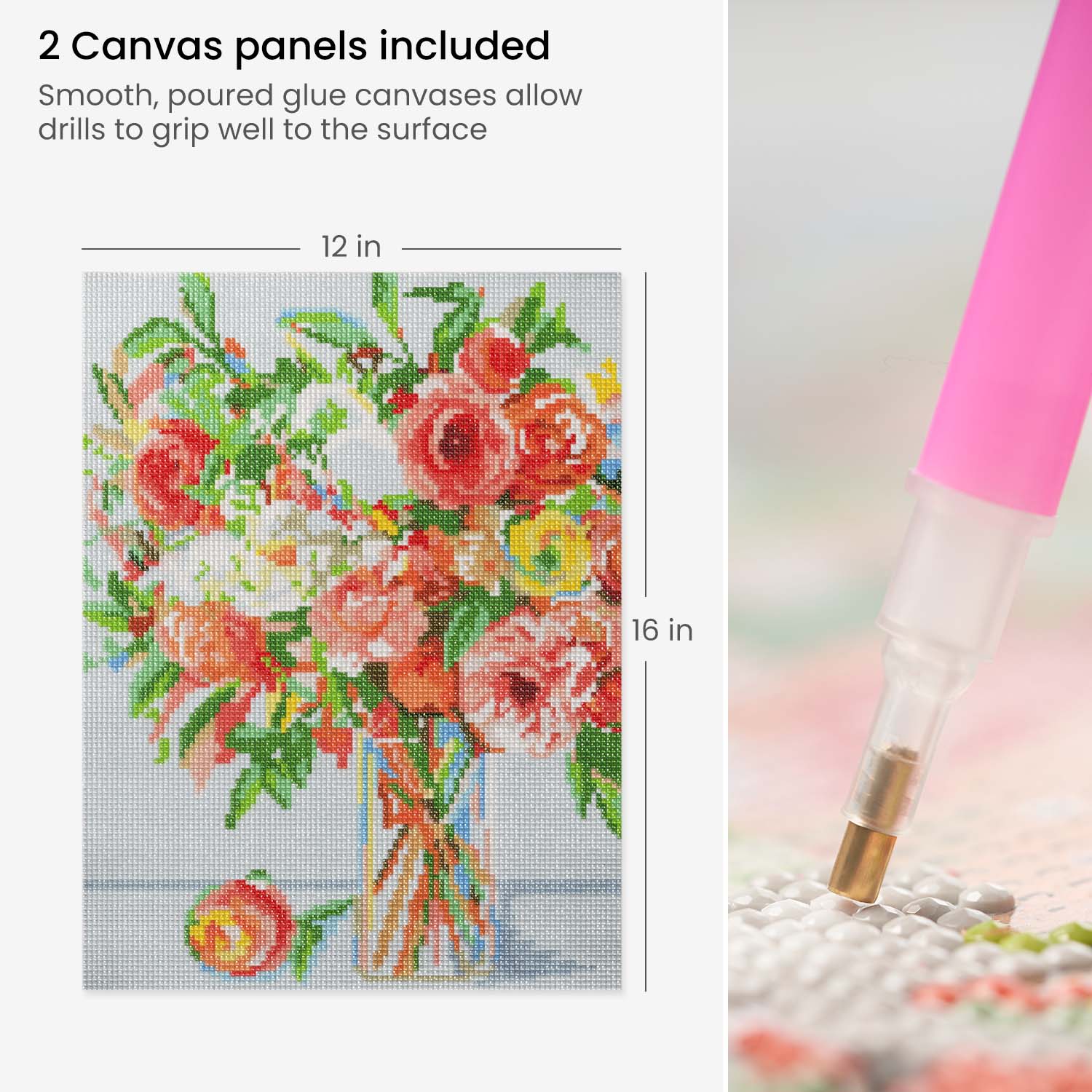 Flower Diamond Painting Kits - Full Drill – Paint With Diamonds