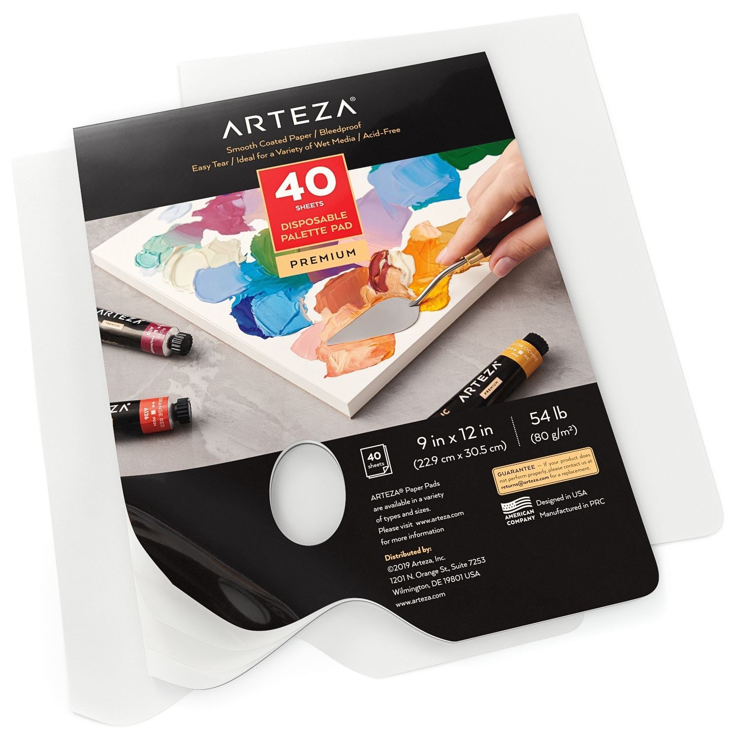 Palette Paper Pad for Painting Supplies (9 x 12 Inches, 160 Sheets, 2  Pack), PACK - Kroger