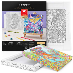 ARTEZA - ZENACOLOR - Lot de 6 Livres Carnets de Coloriag