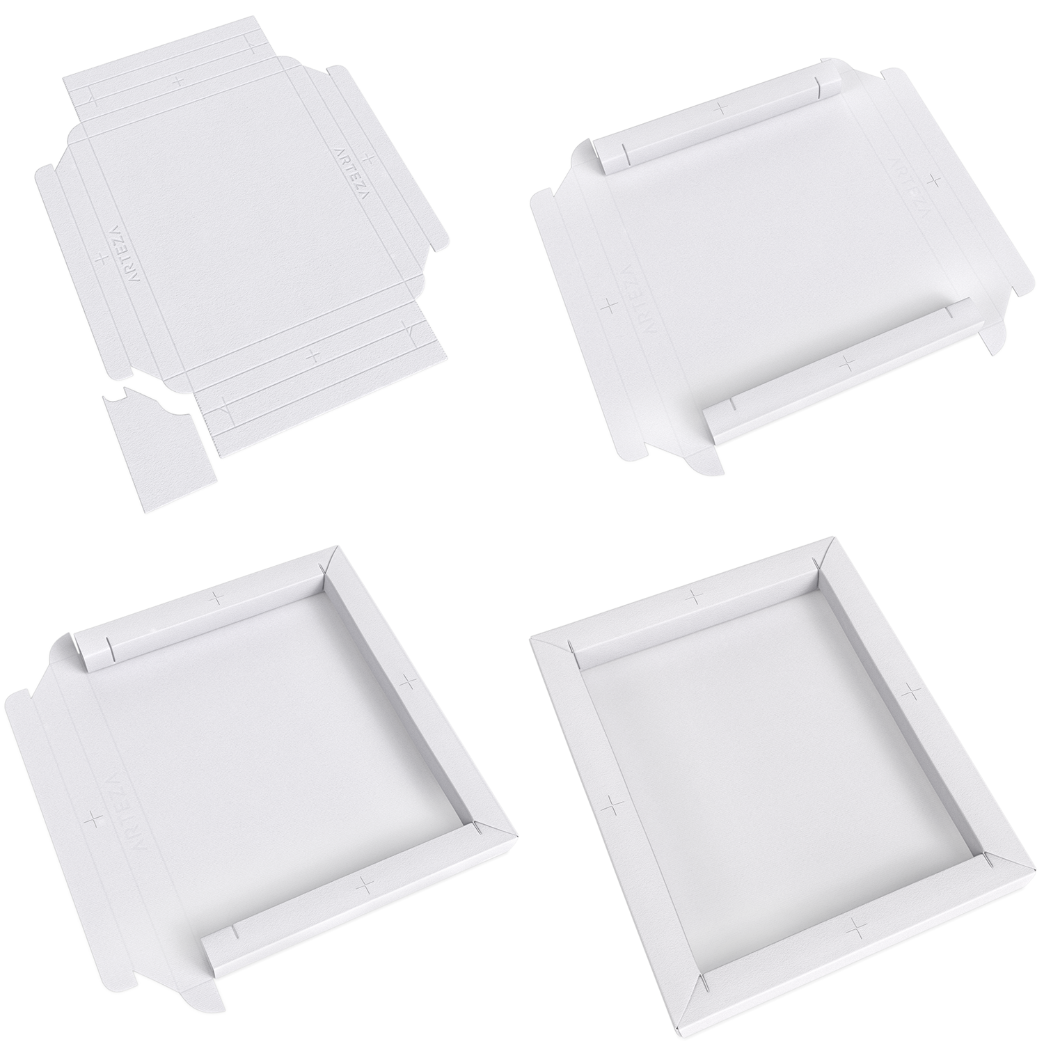 DIY Foldable Canvas Frame, Mixed Media, 7 x 8.6 - 20 Sheets –