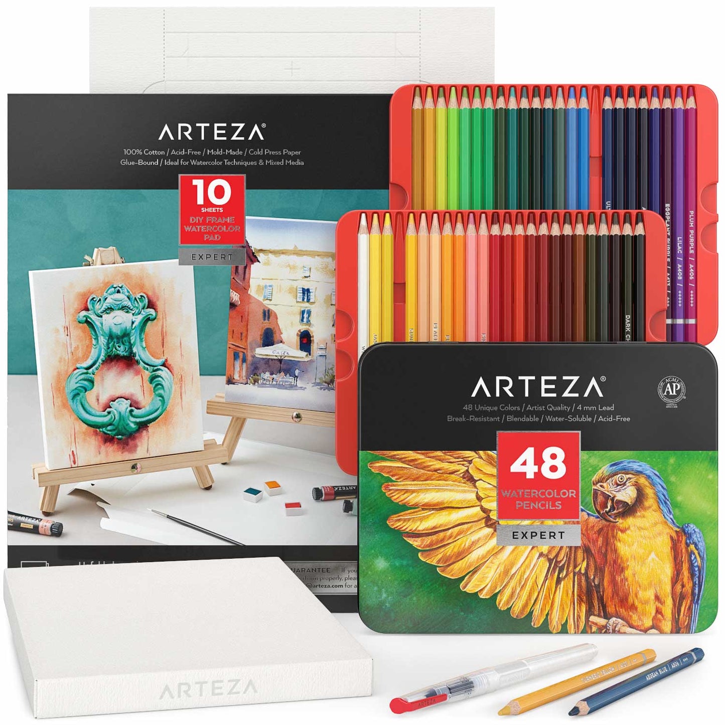 Arteza Watercolor Review & Building a Custom Palette 