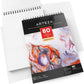 Drawing Pad 9" x 12" 80 Sheets (Multiple Packs Available)