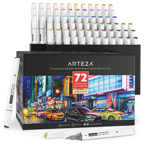 Copic Sketch Marker 72 Color Set E Premium Artist Markers