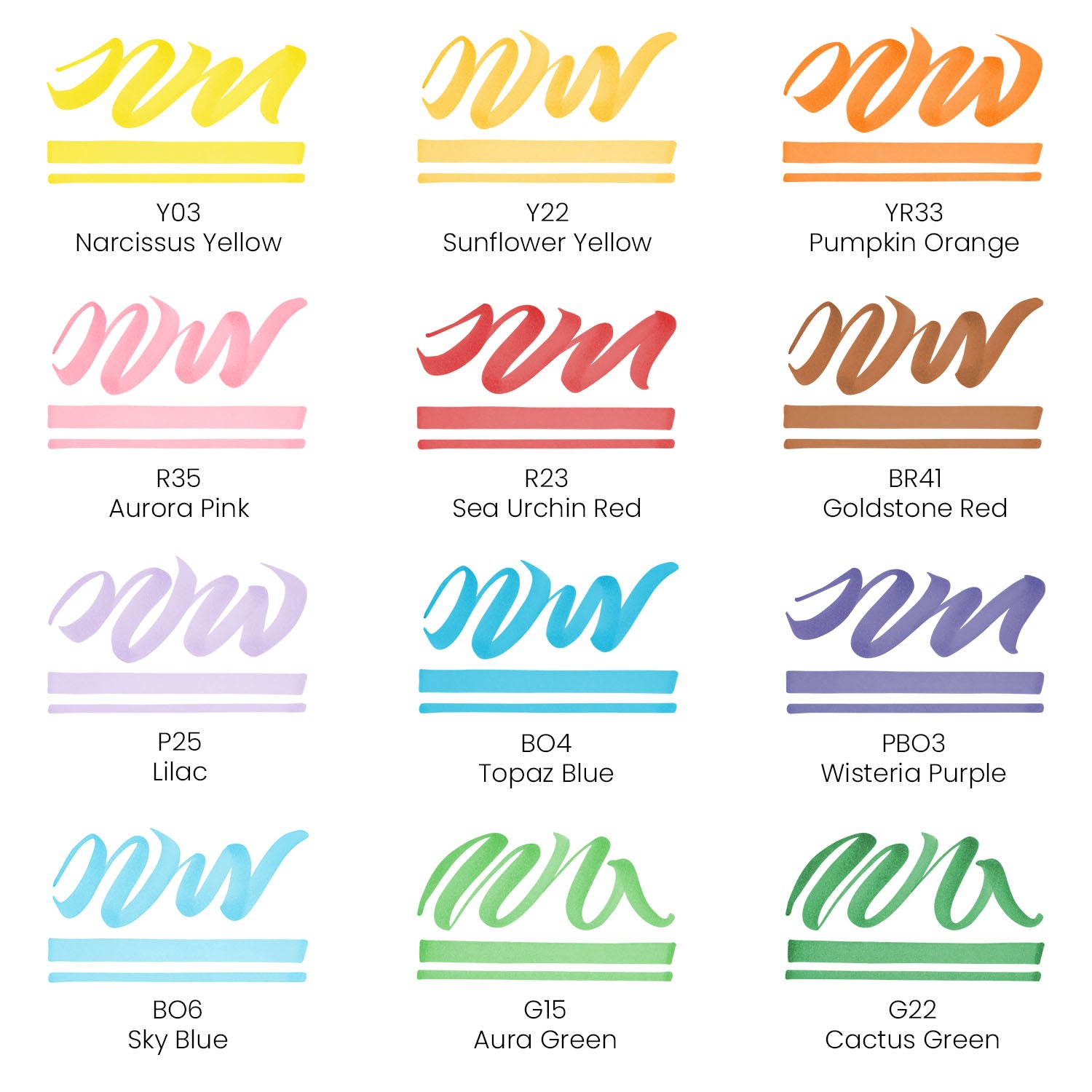 Arteza EverBlend® Ultra H2O Brush Pens, Bright & Neon Tones - Set of 24 New