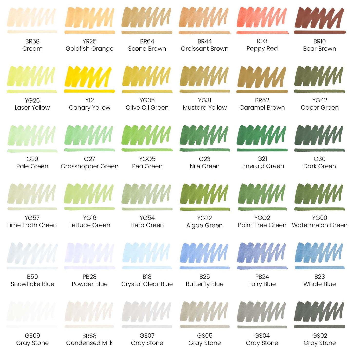 EverBlend™ Ultra Art Markers, Landscape Tones - Set of 36