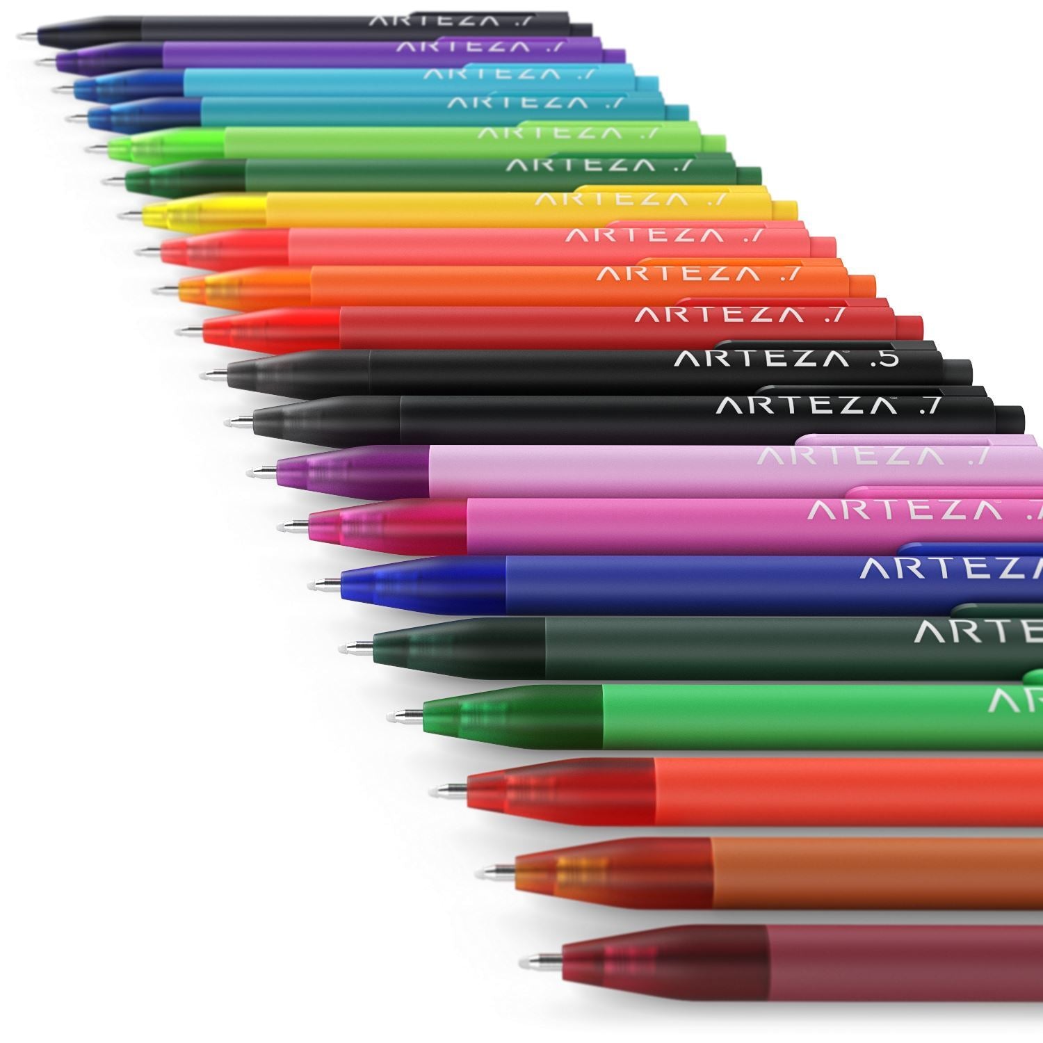 ARTEZA Colored Gel Pens, Pack of 10, Unique Vintage