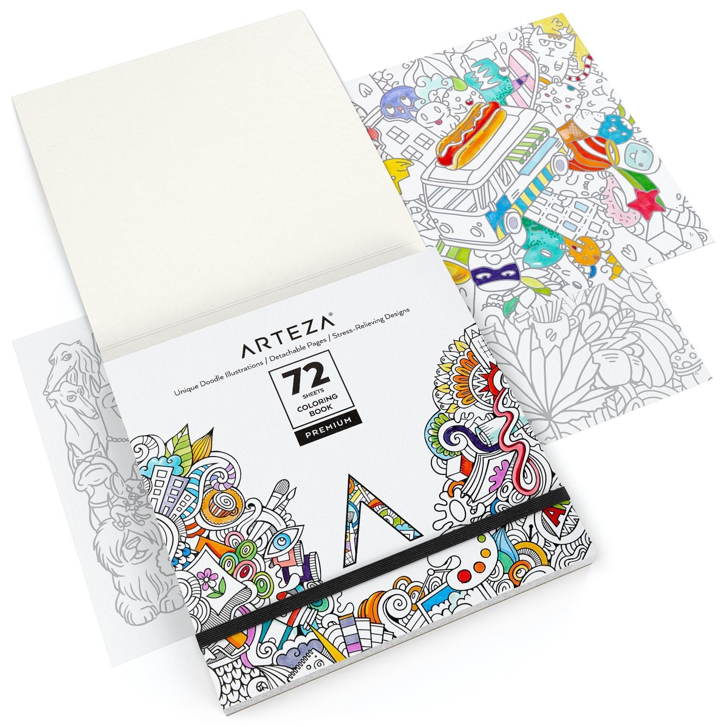 Mini Coloring books from one sheet of paper - No Glue - Coloring Pages for  kids