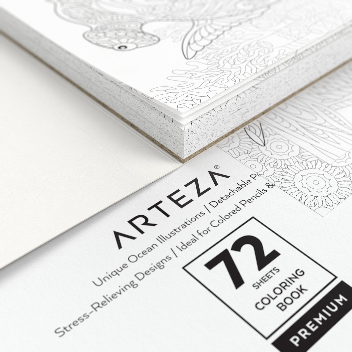 ARTEZA - ZENACOLOR - Lot de 6 Livres Carnets de Coloriag