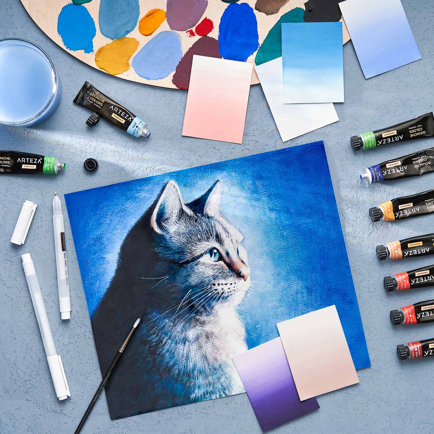 ARTEZA PREMIUM ART SUPPLIES on Instagram: ✨Gouache is here to sprinkle  magic onto your canvases once again! 🎨⁠ ⁠ #Arteza #ArtezaGouache  #GouachePaint