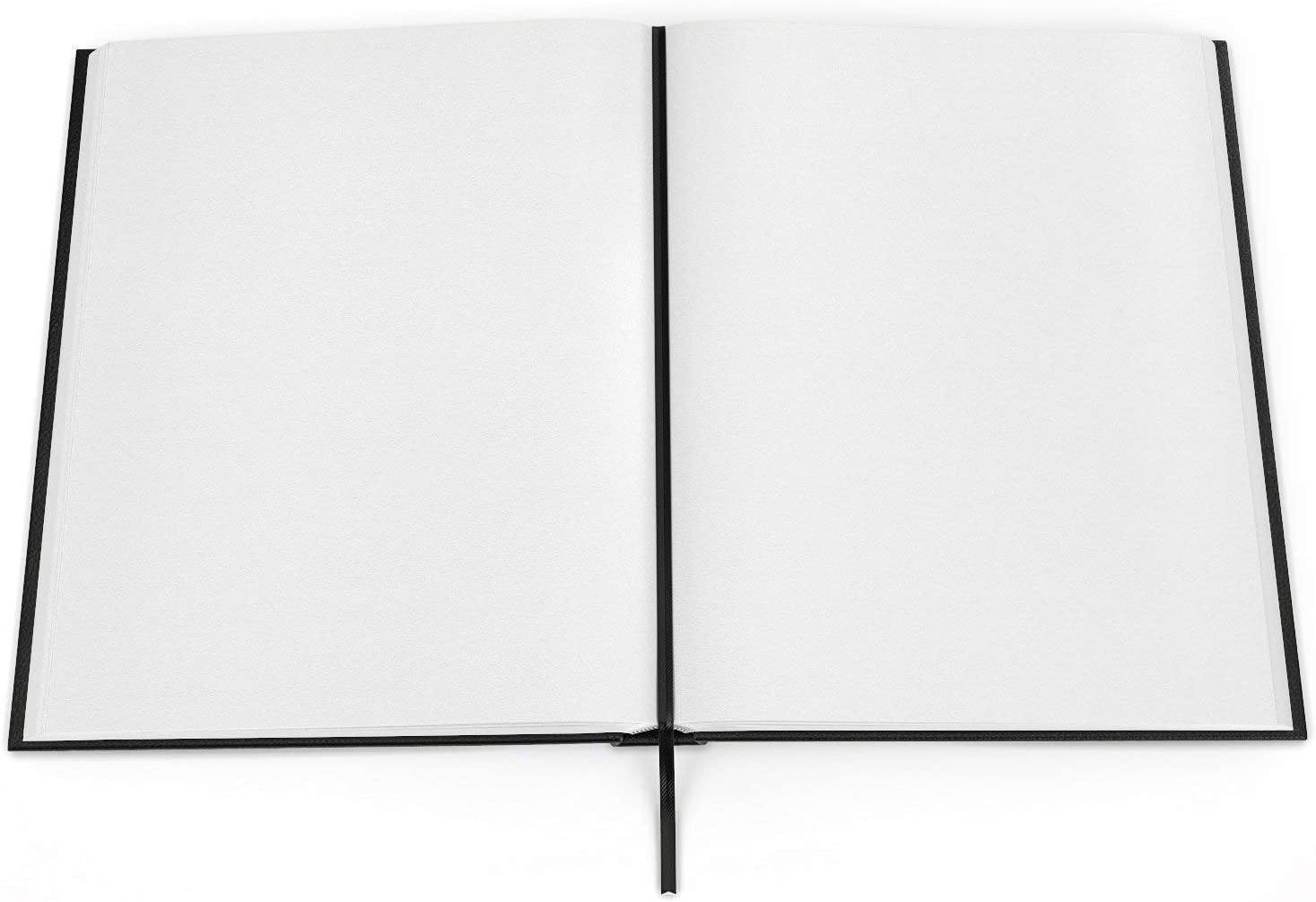 8.5 x 11 Black Hardbound Sketchbook - Drawing Paper Pads - Art Supplies & Painting
