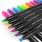 Highlighters, 6 Assorted Colors, Narrow Chisel Tip - Set of 60