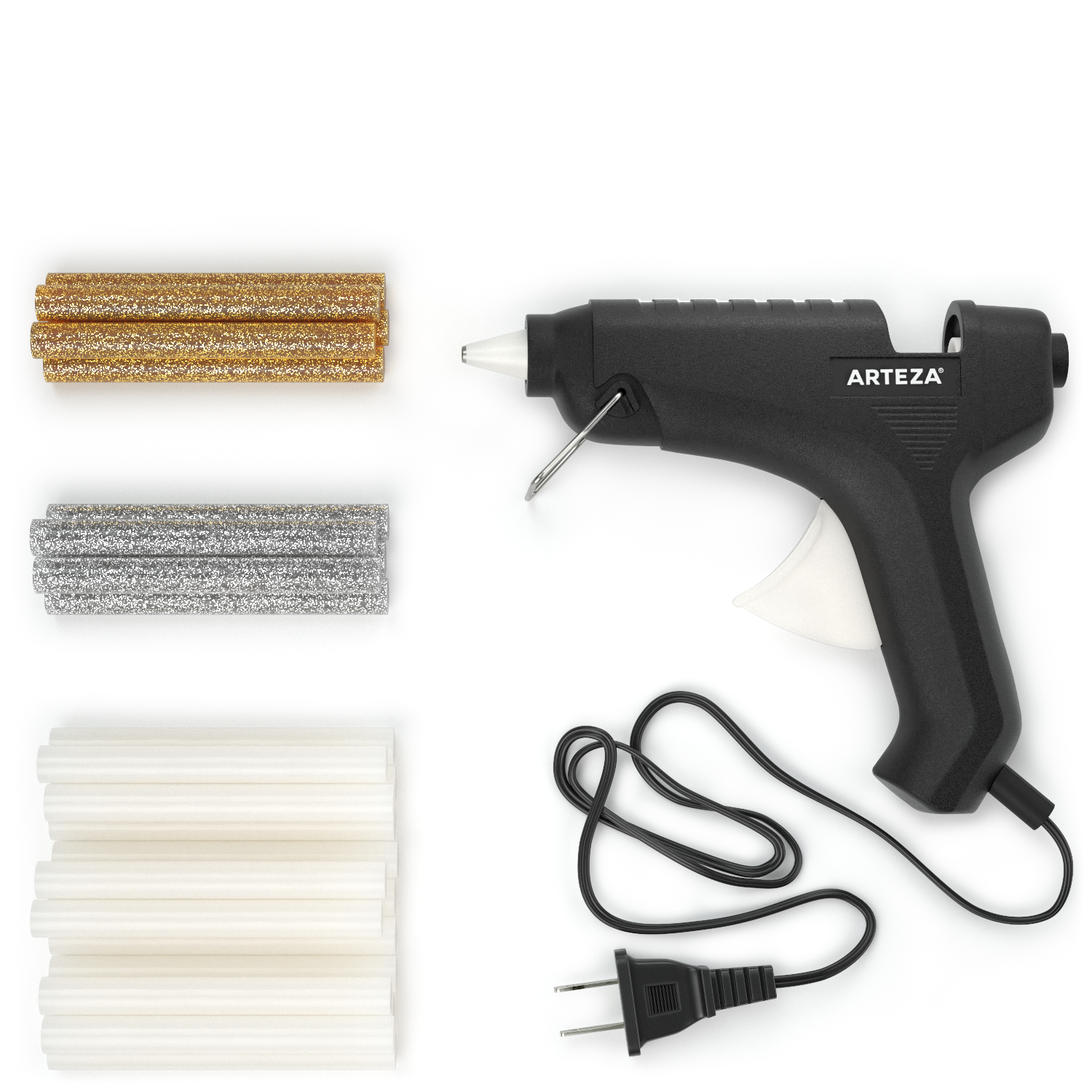Hot Glue Gun & Assorted Glue Sticks Kit –