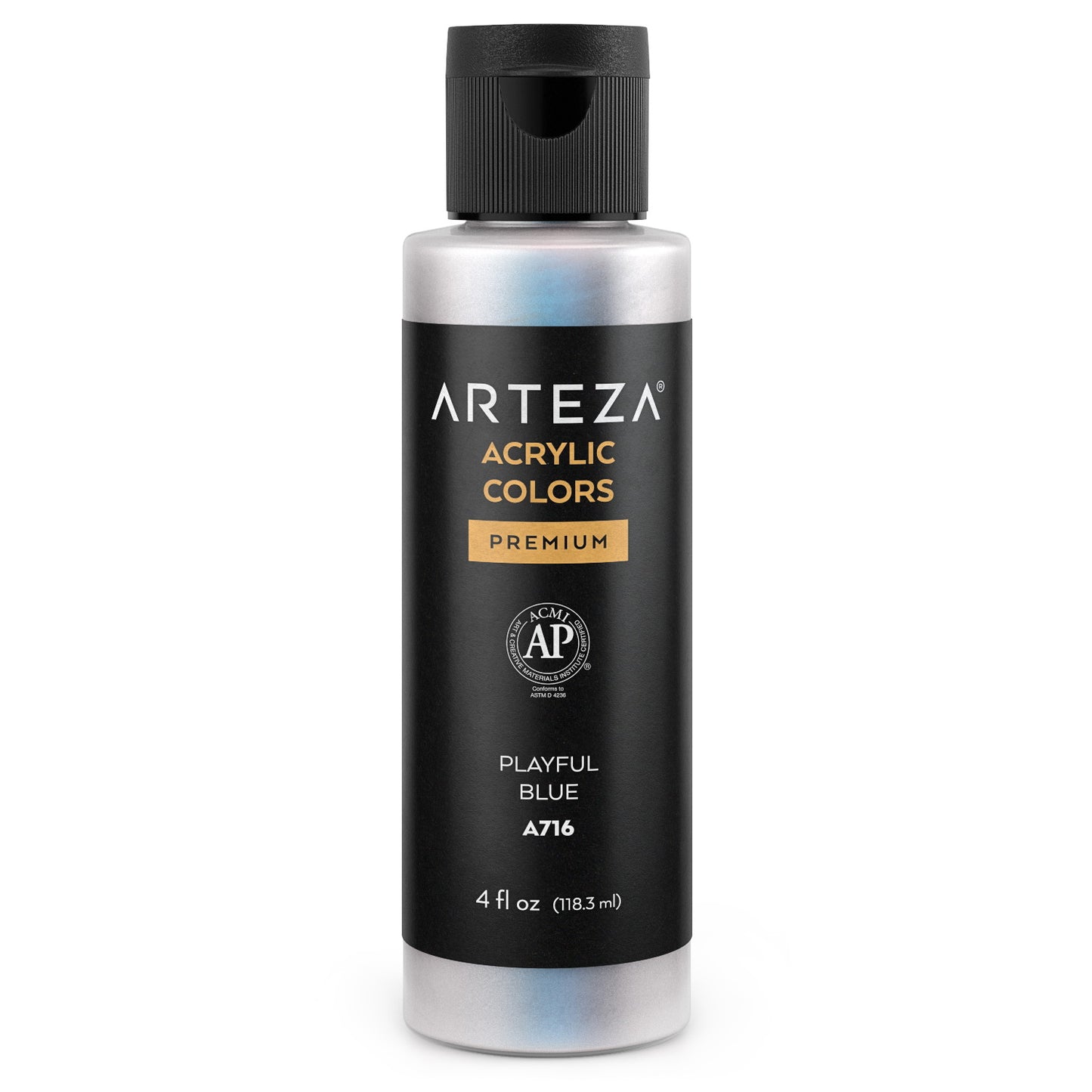 Iridescent Acrylic Paint, 4oz Bottle - Single Color (more colors available)