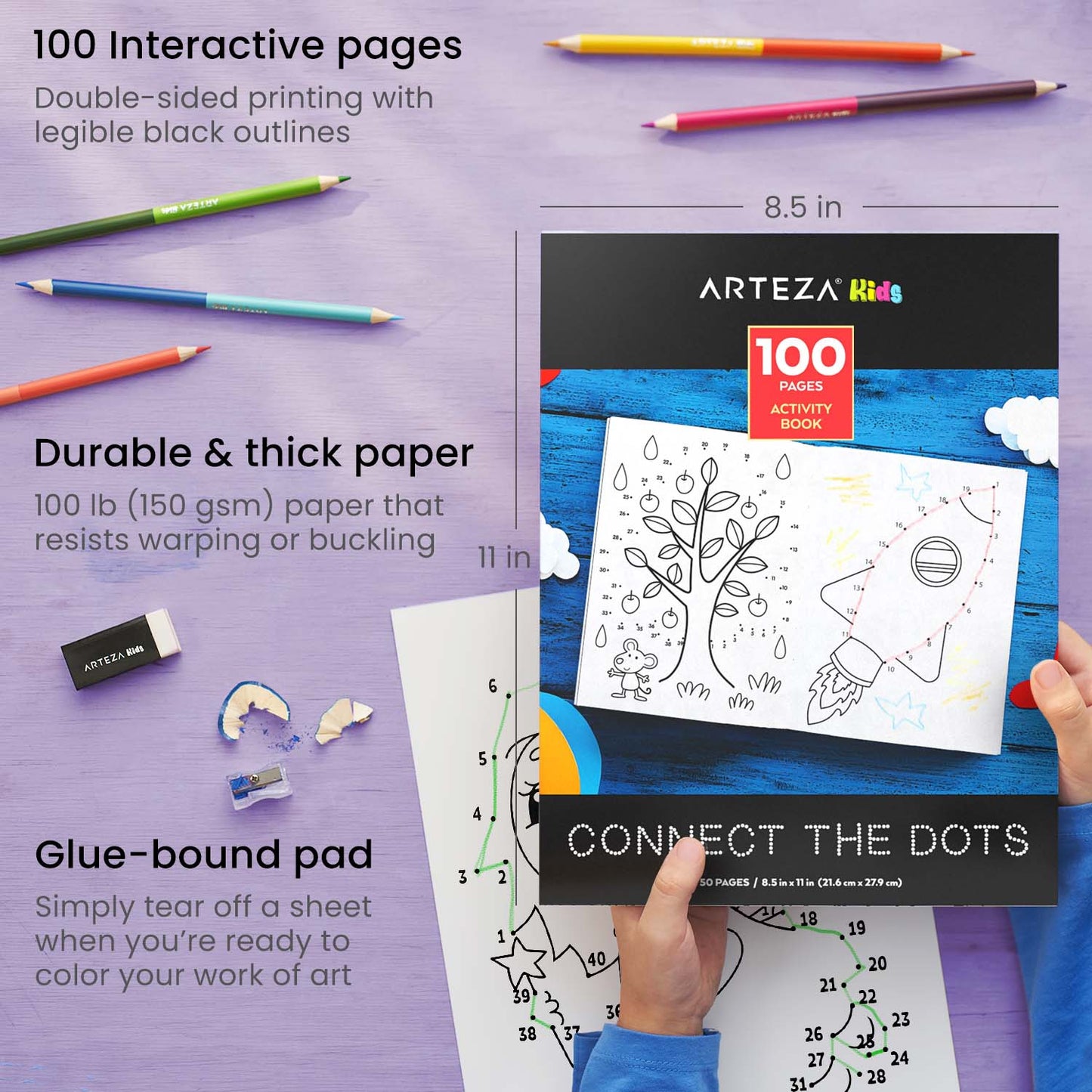 Kids Activity Book, Connect The Dots