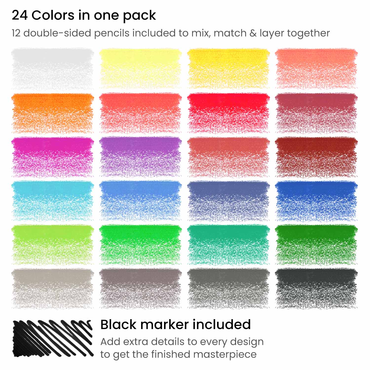 Complete Coloring Set For Kids Stock Photo - Download Image Now