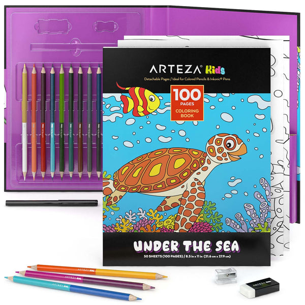 The Mark Coloring Book and Pencil Set – Le Shop