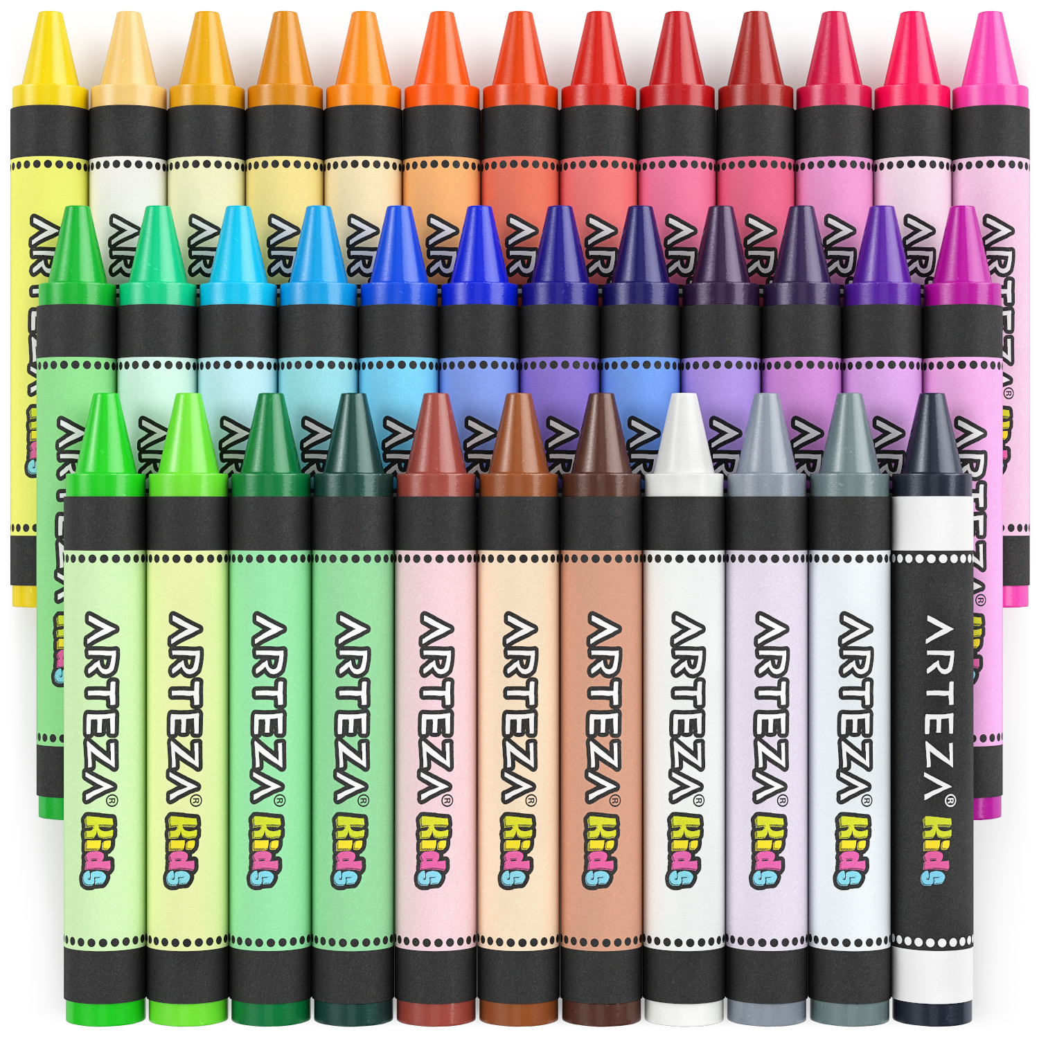 Best Deal for Arteza Kids Toddler Crayons in Bulk, 216 Count, 6 Packs of